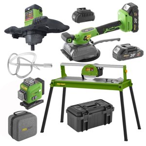 Sada pro práci s dlažbou a stavebními směsmi Procraft BUILDSET | BUILDSET BUILDSET