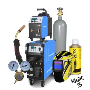 Invertor KITIN 4000SW SYNERGIC + Podavač KITin 2-4EW Synergic + Propoj 5mW + Hořák + Kukla + r. ventil + Co2 láhev plná SESTAVA068710354set5