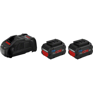 BOSCH 2 x ProCORE18V 5.5Ah + GAL 1880 CV 1600A0214C