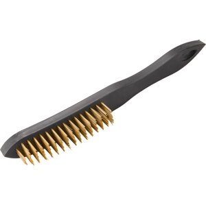 EXTOL CRAFT 1864 Kartáč mosazný 4 řadý, plastový