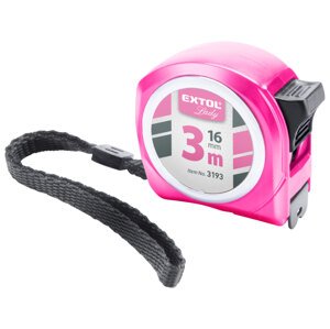 EXTOL LADY Metr svinovací, 3m, š. pásku 16mm