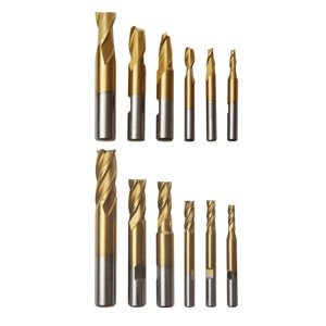 OPTIMUM Stopkové frézy HSS – sada 12 ks