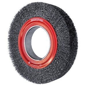 Metallkraft® Drátěný kotouč vlnitý na ocel 250 x 30, Ø drátu 0,2 mm