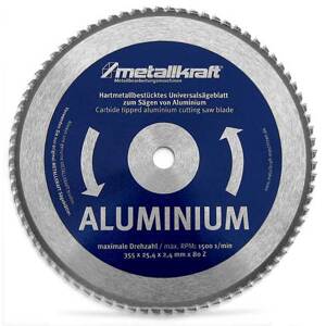 Pilový kotouč Metallkraft® 355x25,4 mm/80z.