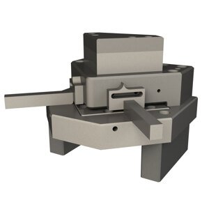 Metallkraft® Děrovací nástroj pro vrubování max. 100 x 100 x 3 mm