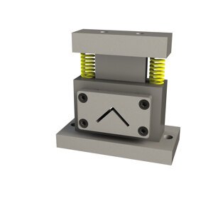 Metallkraft® Děrovací nástroj pro stříhání L-profilů oceli max. 35 x 35 x 3 mm