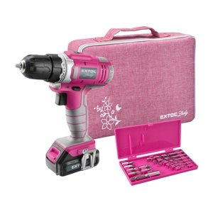 Aku vrtačka EXTOL LADY 402401