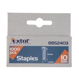 EXTOL PREMIUM hřebíky, 1000ks, 10mm, 2,0x0,52x1,2mm, 8852403 Dostupné varianty: Hřebíky EXTOL PREMIUM (1000 ks) 2/1,2/10 mm