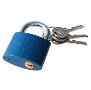 Zámek visací litinový, 32mm, 3 klíče, EXTOL CRAFT