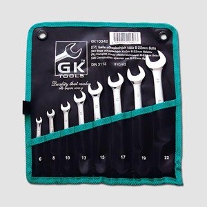 Sada očkoplochých klíčů (8ks) GK TOOLS 8-22 mm v obalu