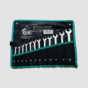 Sada očkoplochých klíčů (12ks) GK TOOLS 6-22 mm v obalu