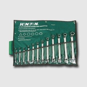 Sada vyhnutých očkových klíčů (8ks) HONITON 6-32 mm