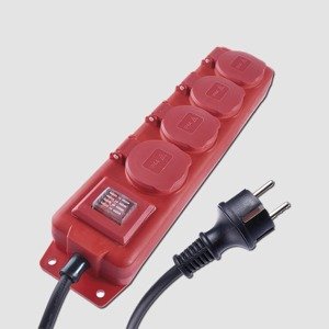 EMOS Prodlužovací kabel 4Z 5M 1,5mm IP44 GUM