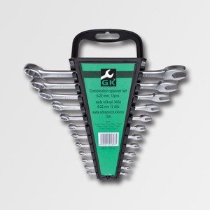 Sada očkoplochých klíčů (12ks) GK TOOLS 6-22 mm