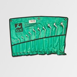 Sada vyhnutých očkových klíčů (12ks) GK TOOLS 6-32 mm