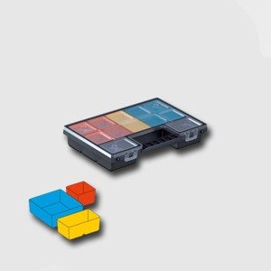 PROSPERPLAST 12 červených krabiček NORB 287x186x50