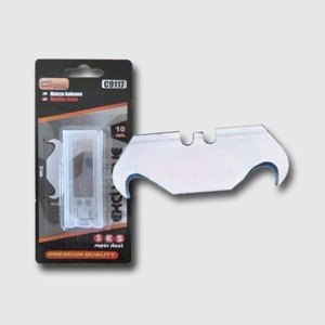 Náhradní trapézové břity s háčkem (10 ks) 61x19 mm RICHMANN