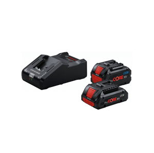 Startovací sada Bosch (1x8Ah ProCORE18V +1x4Ah ProCORE18V  + nabíječka GAL 18V-16A)