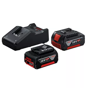 Startovací sada Bosch 2× GBA 18V 5.0Ah + GAL 18V-40