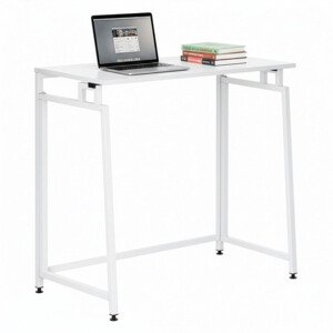 Skládací psací stůl 80x40x76 cm SPRINGOS HF0057 bílý