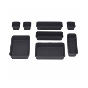 Organizéry do zásuvky sada 8ks, černé SPRINGOS HA3056