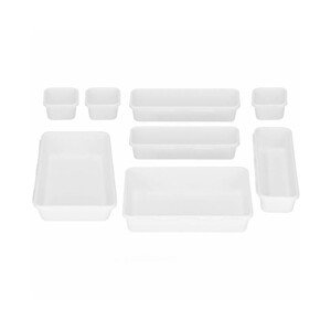 Organizéry do zásuvky sada 8ks, bílé SPRINGOS HA3057