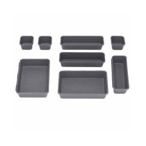 Organizéry do zásuvky sada 8ks, šedé SPRINGOS HA3058