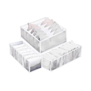 Organizéry do zásuvky sada 3ks, bílé SPRINGOS HA3114