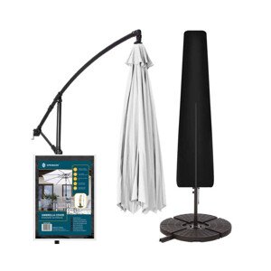 Kryt na slunečník 265 cm, černý SPRINGOS EXTERIO