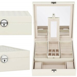 Šperkovnice SPRINGOS NOLITA bílá