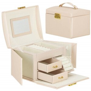 Šperkovnice SPRINGOS CELESTE béžová