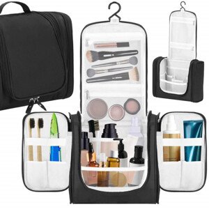 Cestovní kosmetická taška závěsná 24x21x10 cm SPRINGOS SOLA černá