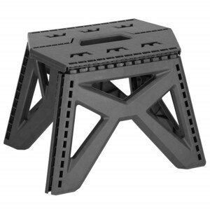 Skládací stolička SPRINGOS STAX šedá