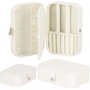 Šperkovnice SPRINGOS TRESSA bílá