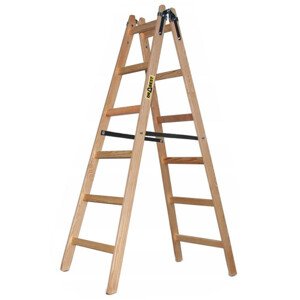 Dřevěné malířské štafle 2x6 stupňů oboustranné DRABEST DREW 2x6 PRO