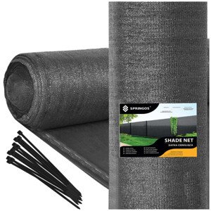 Stínící tkanina 150cm x 25m 95% zastínění SPRINGOS SN0063 světle grafitová