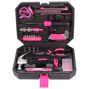 Sada nářadí HOME PINK 66