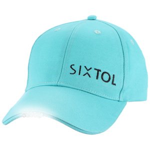 Kšiltovka s LED světlem B-CAP 25lm, nabíjecí, USB, univerzální velikost, tyrkysová