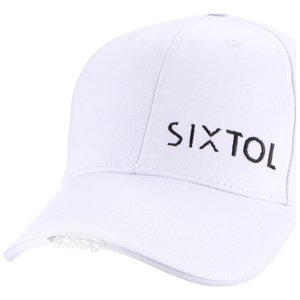 Kšiltovka s LED světlem B-CAP 25lm, nabíjecí, USB, univerzální velikost, bílá