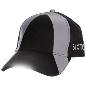 Reflexní kšiltovka s LED světlem B-CAP SAFETY 25lm, nabíjecí, USB, uni velikost, černá