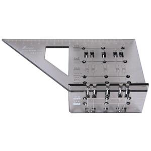 Shinwa -  japonský čirý pokosný 3D úhelník 45° a 90°