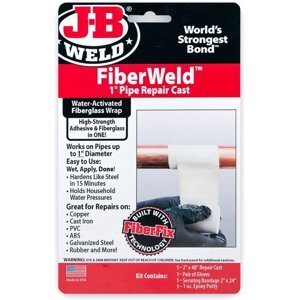 J-B WELD | FiberWeld™ opravná fiber páska pro trubky do 25 mm