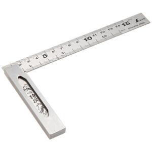 Shinwa -  přesný japonský úhelník 15 cm