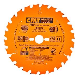 CMT ITK Ultra tenký kotouč pro podélné řezy D250x2,4 d30 Z24 HM