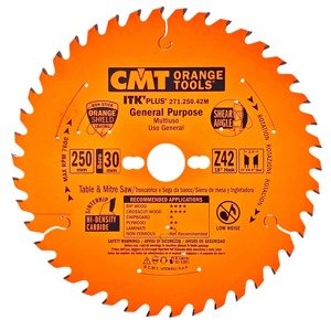 CMT ITK Ultra tenký kotouč univerzální D250x2,4 d30 Z42 HM