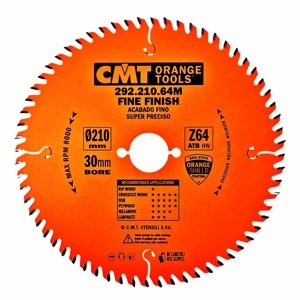 CMT Pilový kotouč pro elektronářadí, finální řez D210x2,8 d30 Z64 HM