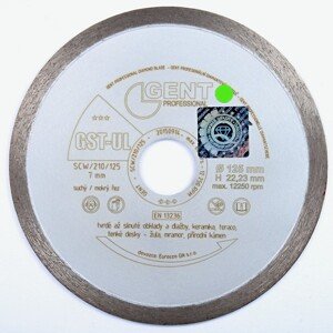 Gent | dia řezný kotouč – na obklady a tvrdou keramiku Průměr: 115 mm