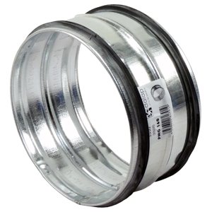 Kovová spojka vnitřní do potrubí s těsnící gumou Ø 250 mm