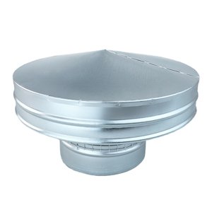 Protidešťová stříška na zakončení vzduchotechnického potrubí Ø 100 mm