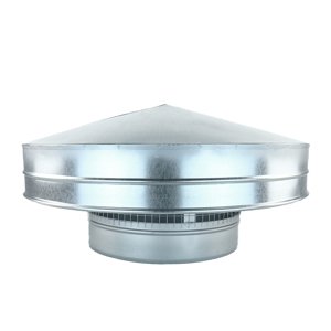 Protidešťová stříška na zakončení vzduchotechnického potrubí Ø 250 mm